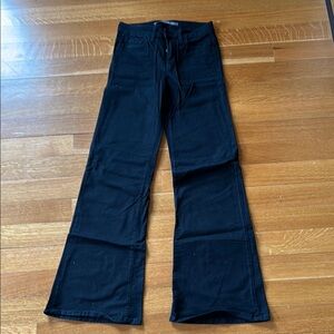 Joe's Jeans Black Flare Wide Leg Jeans